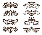 Set Of Cartouche Vector