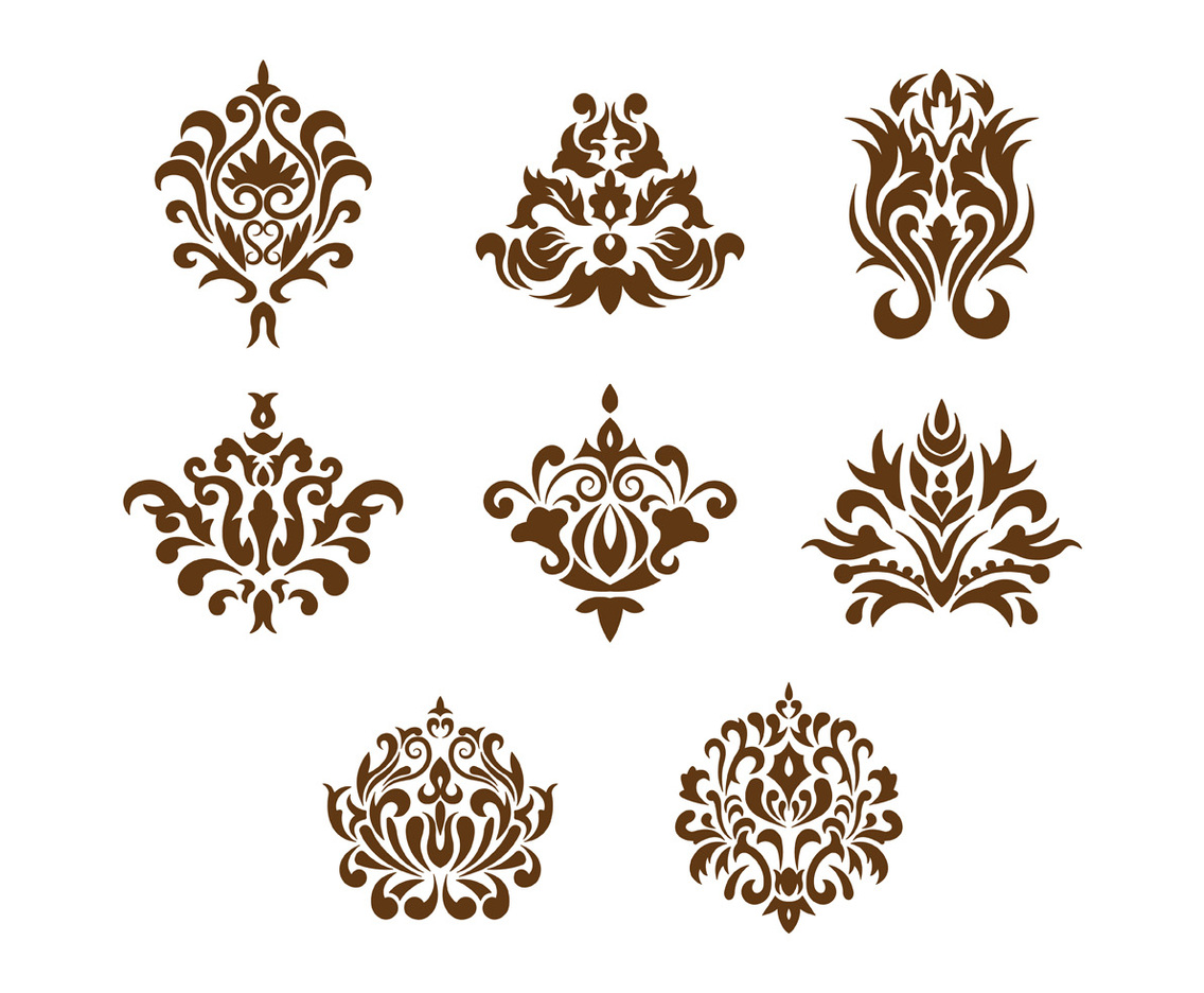 Set Of Cartouche Vector