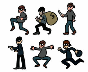 Robber Vector