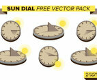 Sun Dial Free Vector Pack