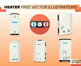 Heater Free Vector Illustrations