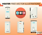 Heater Free Vector Illustrations