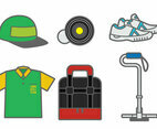 Lawn Bowls Vector Elements