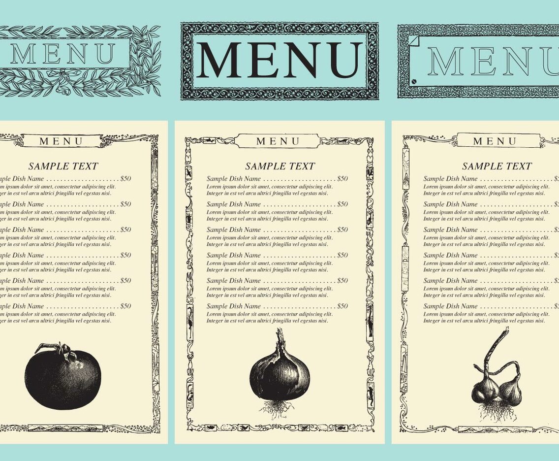 Old Style Menus