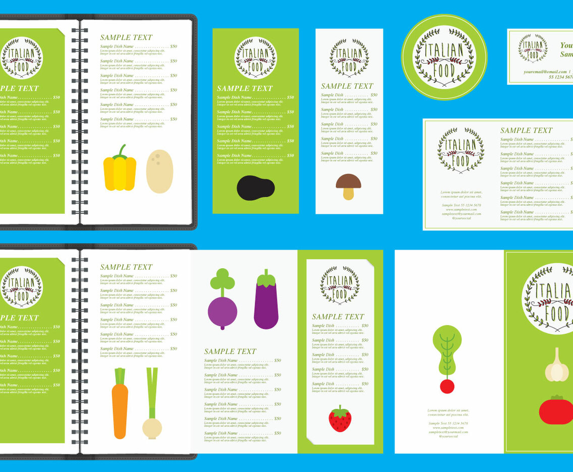Italian Restaurant Menu Templates