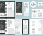 BW Menu Templates