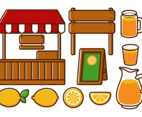 Lemonade Stand Vectors