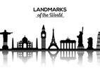 Free Landmarks of the World Vector