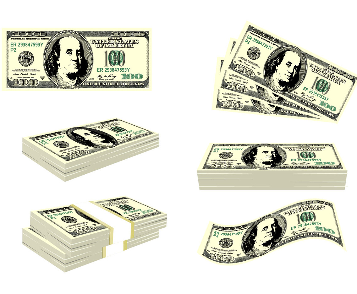 Free 100 Dollar Vector