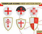 Templar Icons Free Vector Pack