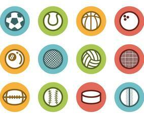 Free Sports Ball Icons Vector