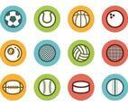 Free Sports Ball Icons Vector