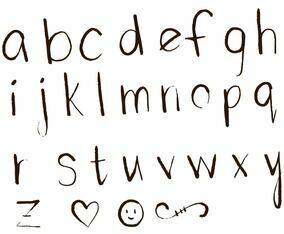 Letras Letters Alphabet Set D