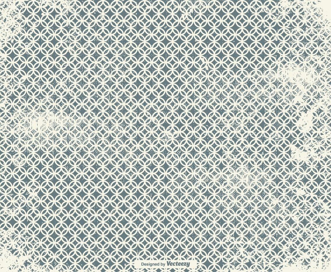 Grunge Style Chainmail Pattern Background
