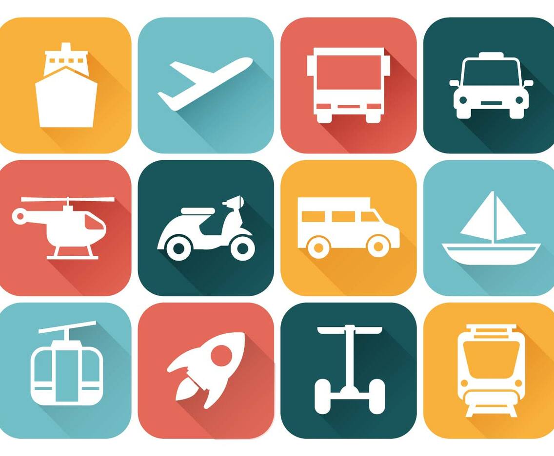 Free Transportation Icons Vector