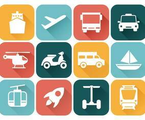 Free Transportation Icons Vector