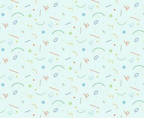 Colorful Outline Pattern