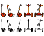 Segway Icon Vector