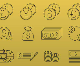 Money And Currency Icons
