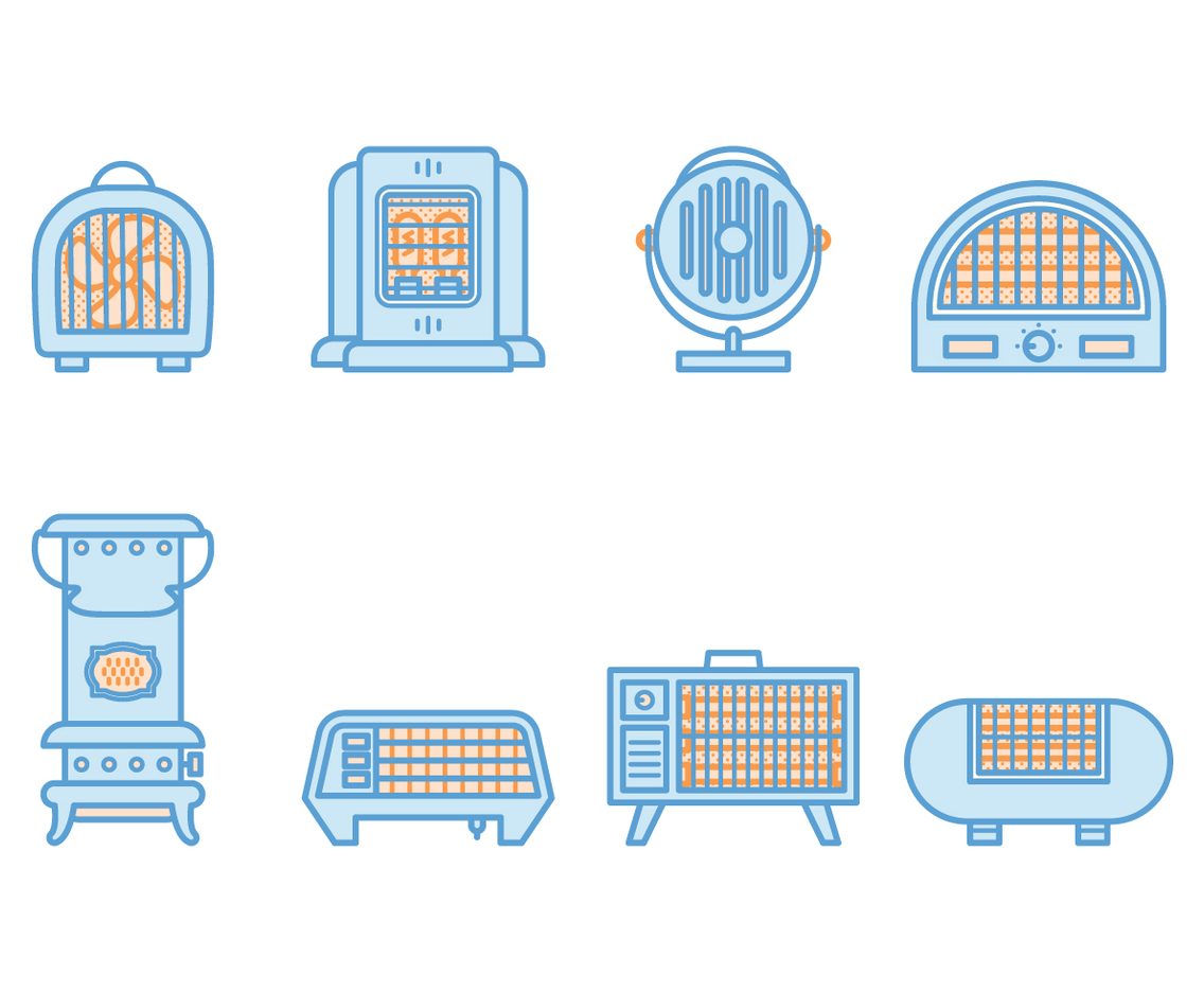 Free Vintage Heater Vector