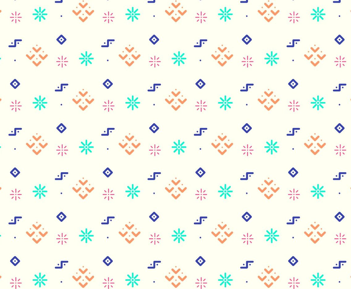 Fun Geometric Shapes Pattern