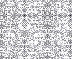 Dark Outline Pattern