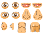 Plastic Surgery Icons