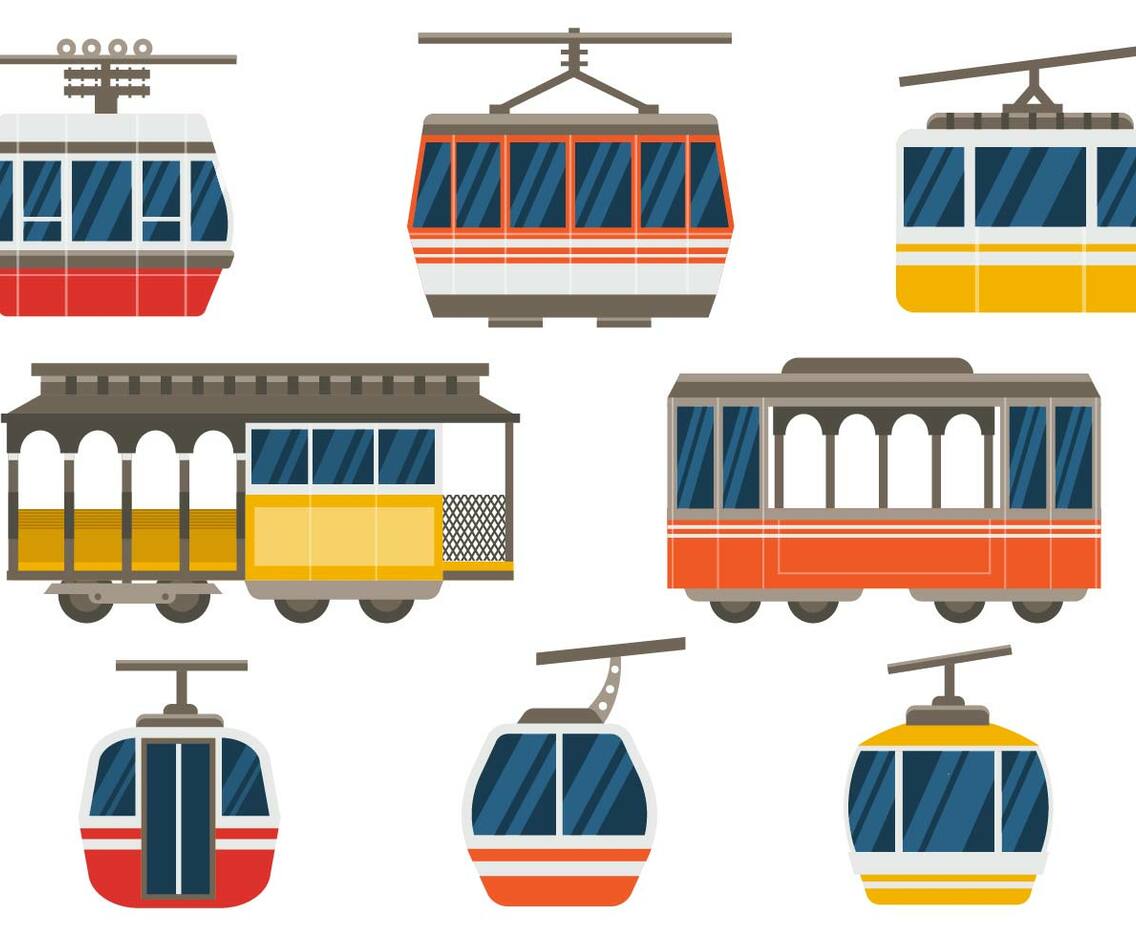 Free Cable Car Vector