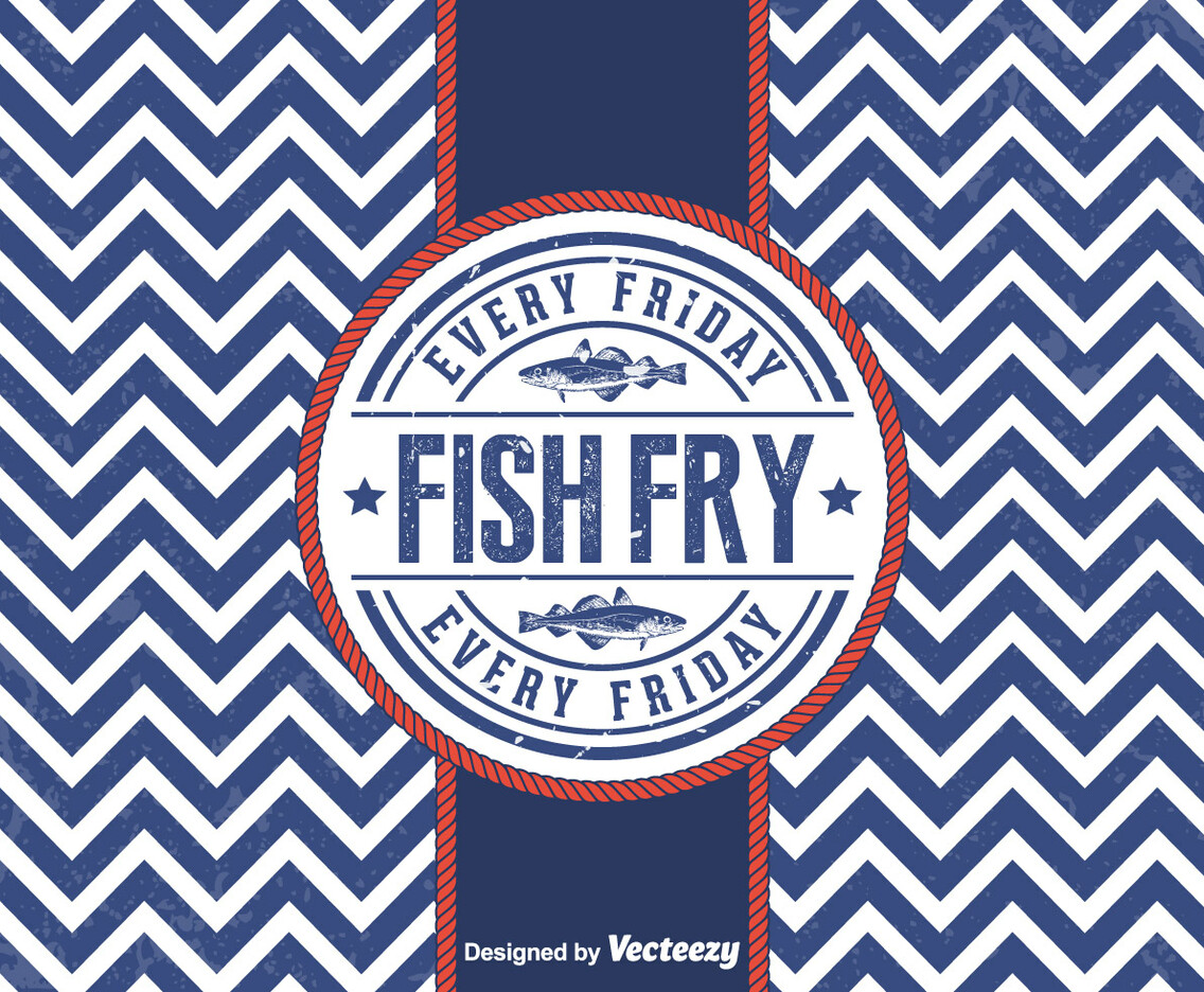 Free Vector Friday Fish Fry Badge