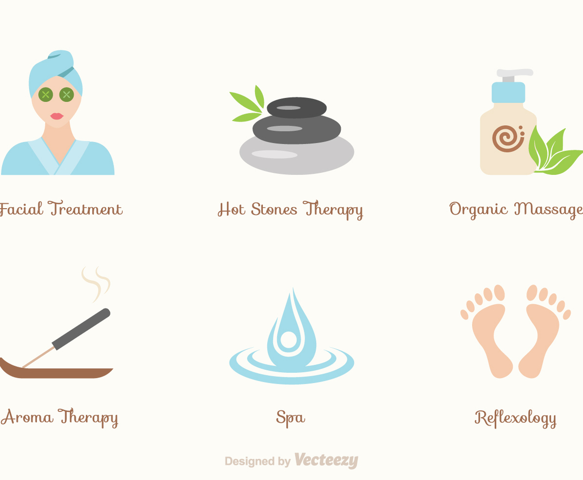 Free Spa And Wellness Vector Icons