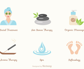 Free Spa And Wellness Vector Icons