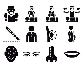Plastic Surgery Icons