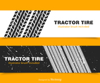 Free Tractor Tire Vector Banners