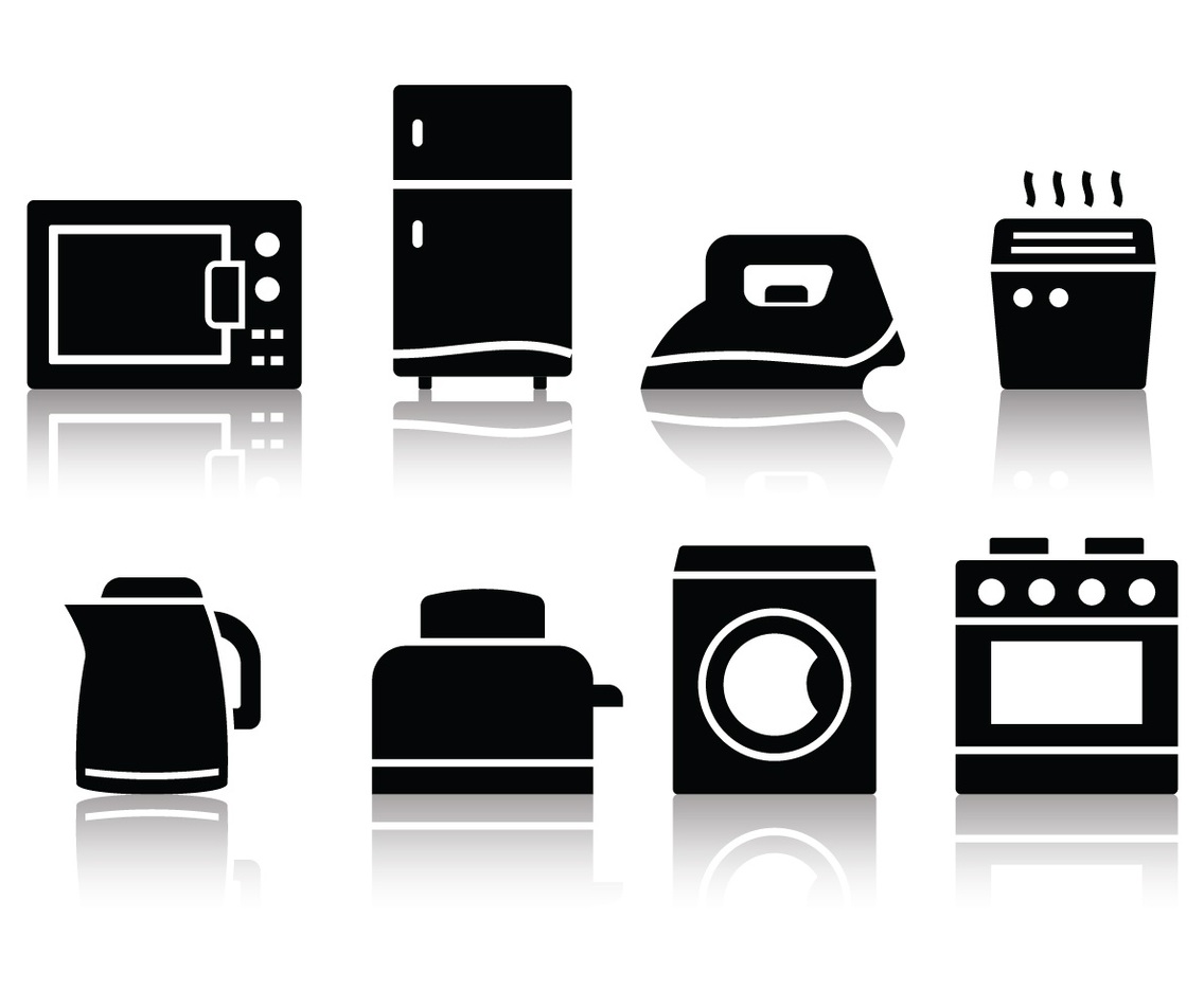 Free Minimalist Home Appliances Icons