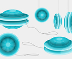 Blue Rounded Yoyo