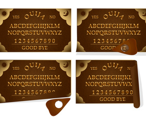 Ouija Leather Board