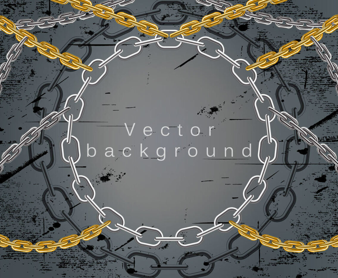 Chainmail vector background
