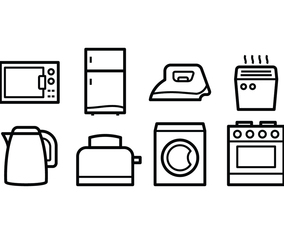 Free Home Appliances Icons