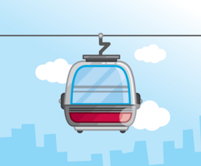 Cable Car Vector