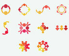 Working Together Icon Set