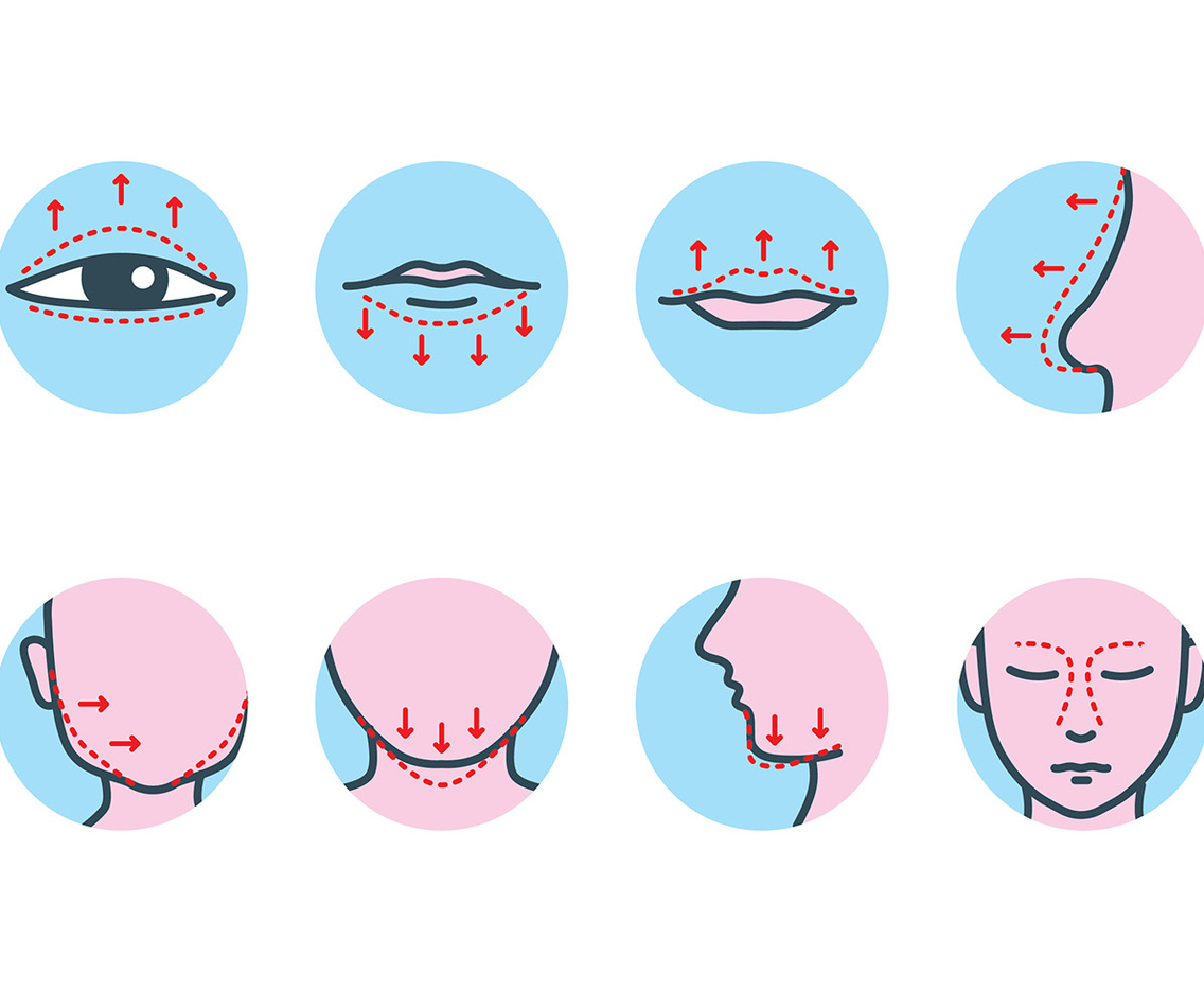 PLASTIC SURGERY ICON VECTOR