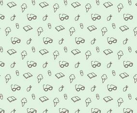 Summer Icons Pattern