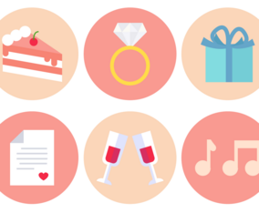 Free Wedding Elements Vector