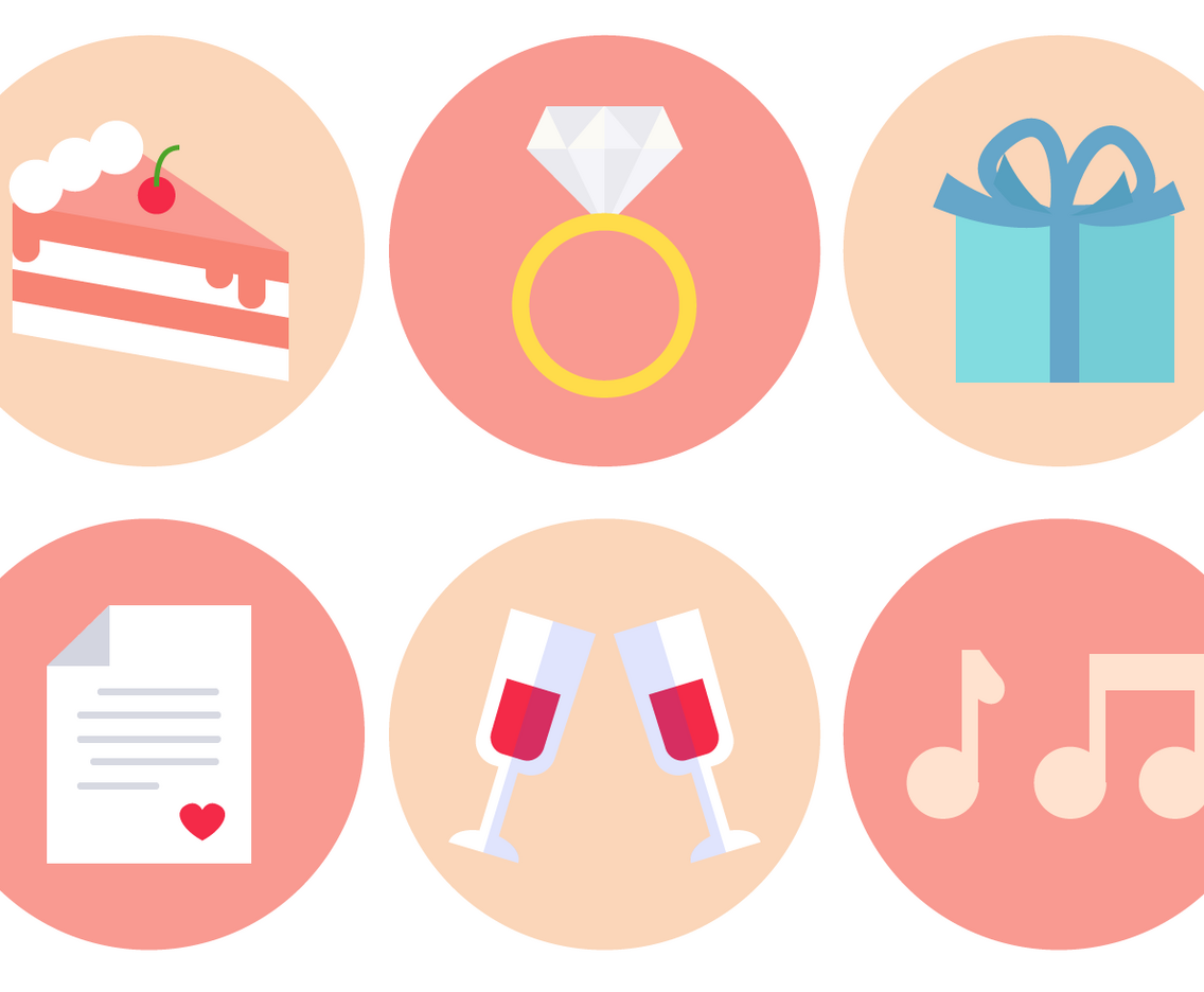 Free Wedding Elements Vector