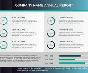 Free Annual Report Vector Presentation 17