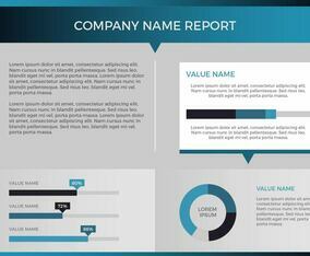 Free Annual Report Vector Presentation 18