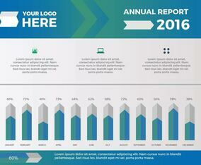 Free Annual Report Vector Presentation 14
