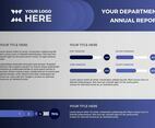 Free Annual Report Vector Presentation 13