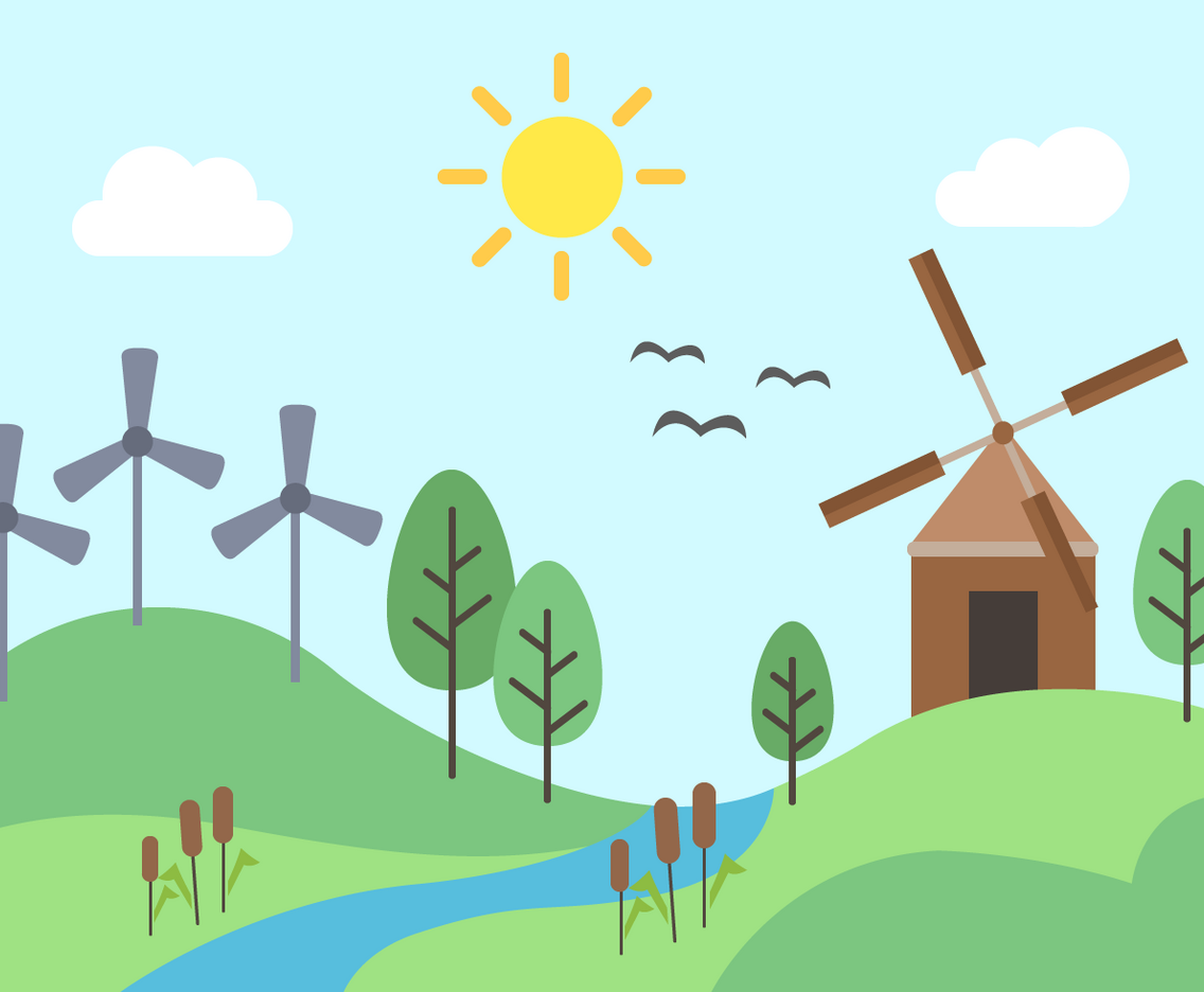 Free Green Energy Vector