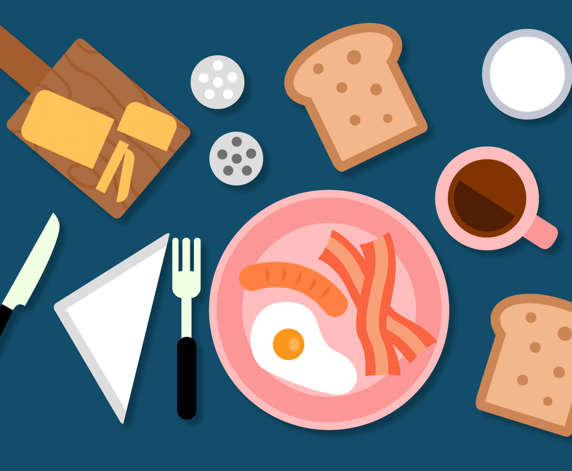 Free Breakfast Vector